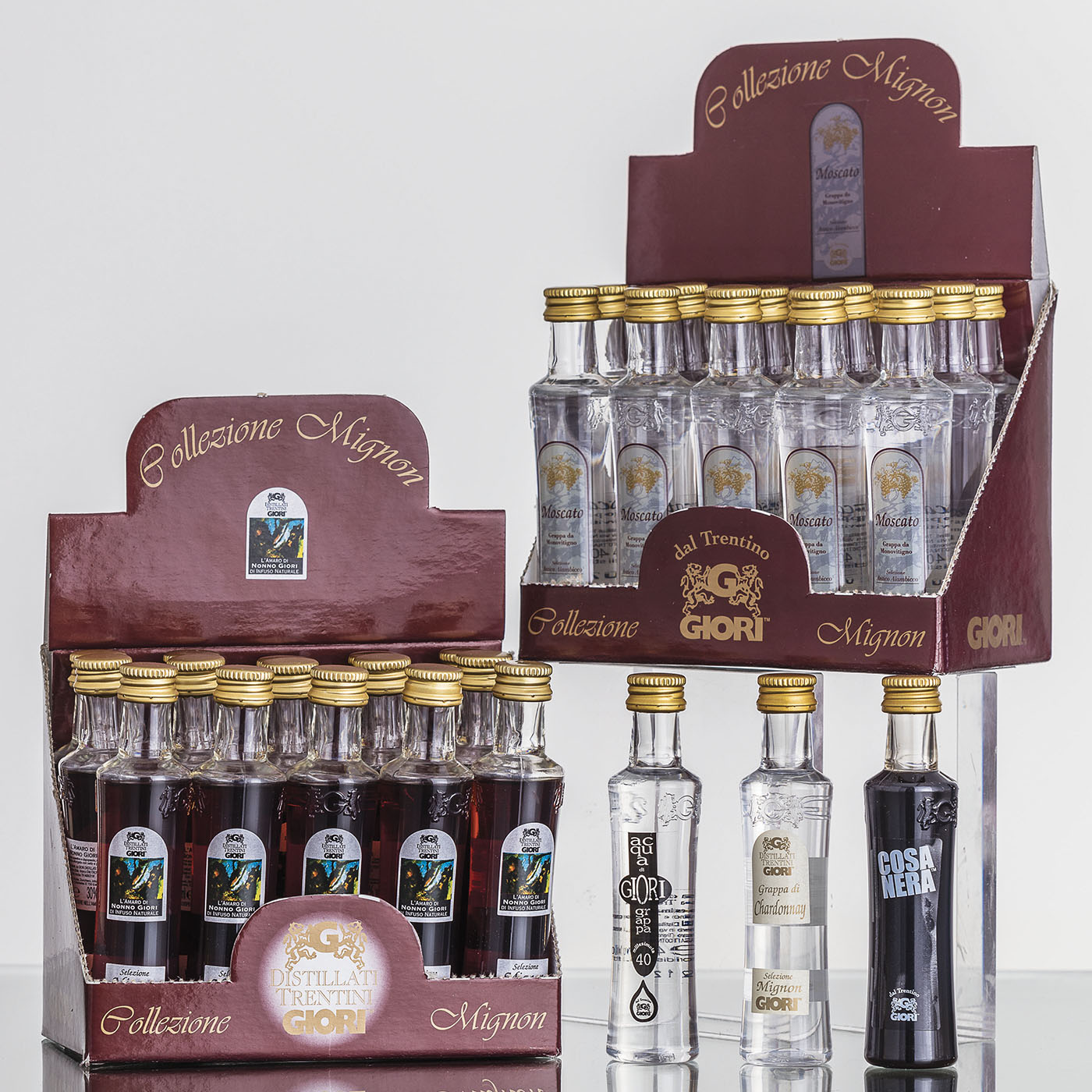 Giori Distillati Trentini - I Prodotti, le mignon